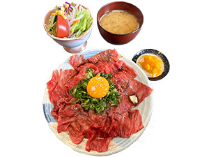 伊賀牛レア肉丼 1,738円