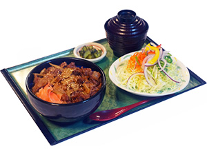 伊賀牛炙り焼肉丼セット 1,620円