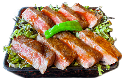 伊賀牛ステーキ重 3,850円