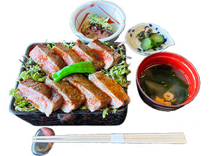 伊賀牛ステーキ重 3,850円