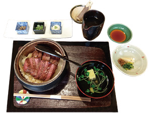 伊賀牛炙りひつまぶし 3,600円(ロース肉使用)