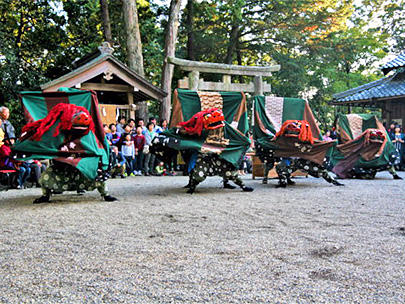 獅子舞　秋季例大祭